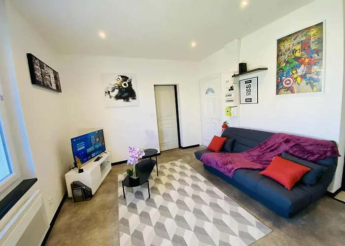 Lejlighed T2 Centre-Ville Avec Fibre Internet 4 Pers Confort & Emplacement Ideal *
