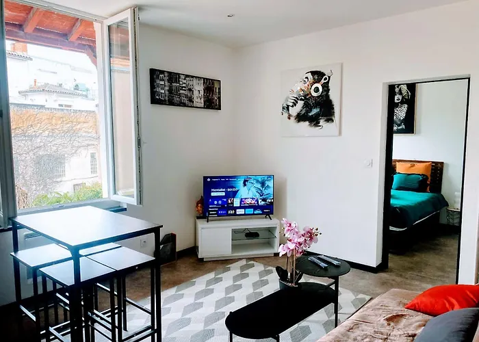 T2 Centre-Ville Avec Fibre Internet 4 Pers Confort & Emplacement Ideal Marmande