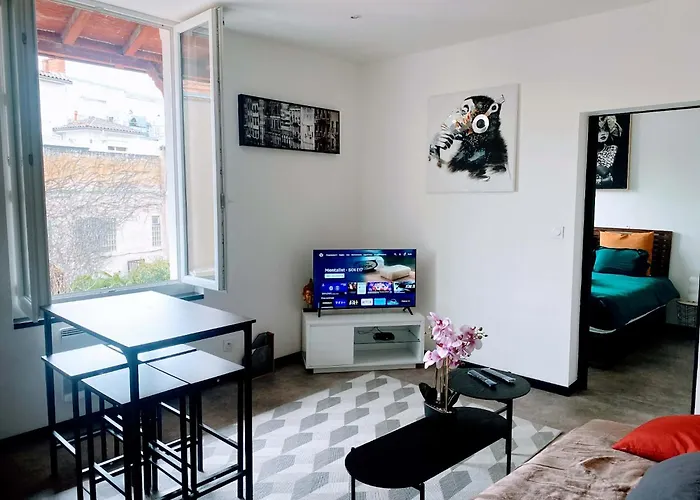 T2 Centre-Ville Avec Fibre Internet 4 Pers Confort & Emplacement Ideal Lejlighed Marmande